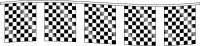 Checkered Pennants - 30' String, 9 X 12" Rectangle