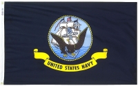 Navy, Rayon, MTD - 4" x 6"