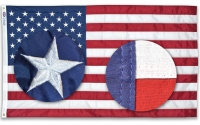 US Cotton Interment Flag, H&G