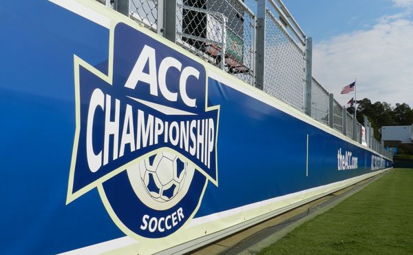 Custom Banner for the ACC Soccer Championship