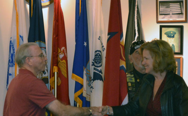 Conder Flag Donates Honor & Remember Flag Set to The Living Military Museum