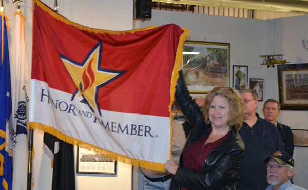 Conder Flag Donates Honor & Remember Flag Set to The Living Military Museum