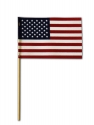 United States Miniature Mounted Flag -  No Fray, No Top
